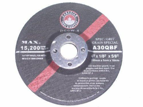 4&#034; x 1/8-Inch Depressed Centre Cut Off Wheel for Steel [box of 50] Type-42