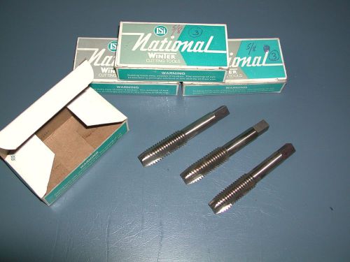 4 Boxes of 5/8-inch 3 flute spiral cutting taps - total of 12 taps - NEW