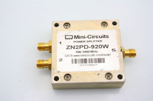 Mini-circuits power splitter combiner 700-1050mhz 50ohm 2-way-0? sma for sale