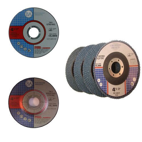 4.5&#034; Thin Cutoff Wheel 4.5&#034; T27 Flap Disc Bundle 2