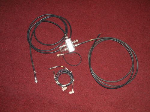 Agilent hp 58516a gps l1 1:4 1575.42mhz 30vdc distribution amplifier w/ cables for sale