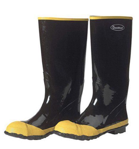 Liberty DuraWear Rubber Lined Protective Men&#039;s Knee Boot Yellow Steel toe 10