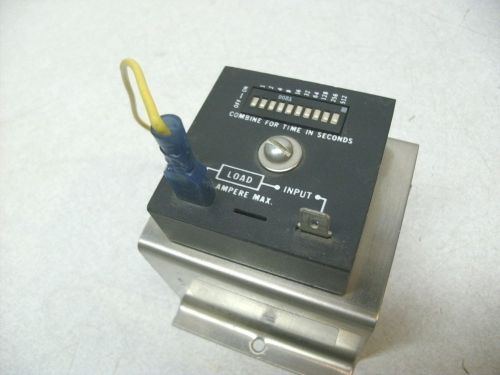 SSAC SOLID STATE TIMER WITH RELAY TDU3001A 80-240VAC/DC, 1 TO 1023 SECOND DELAY