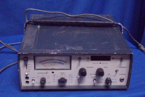 CUSHMAN ELECTRONICS FREQUENCY SELECTIVE LEVELMETER CE-24A REQUIRES REPAIRS