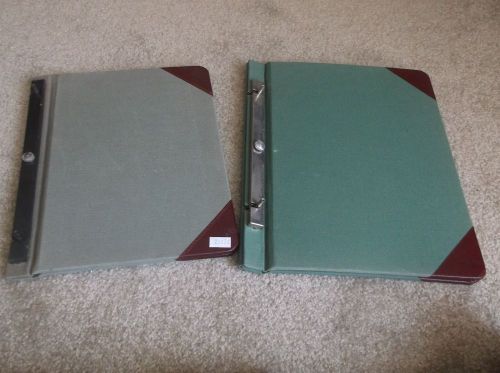 Vintage Office Supplies Standard of Quality 2 Binders B&amp;P 6969 6973 Old Supply