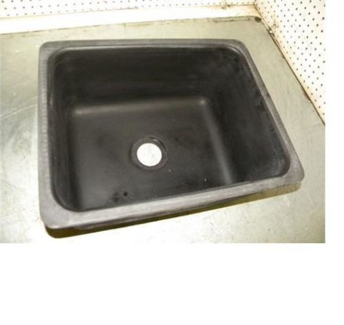 Epoxyn epl-15c resin drop-in sink 16&#034;x12&#034;x8&#034; color black epl15c for sale