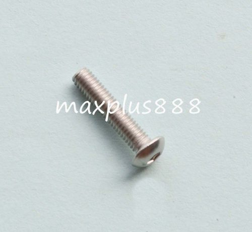100pcs metric thread m3*12 stainless steel button head allen screws bolts for sale