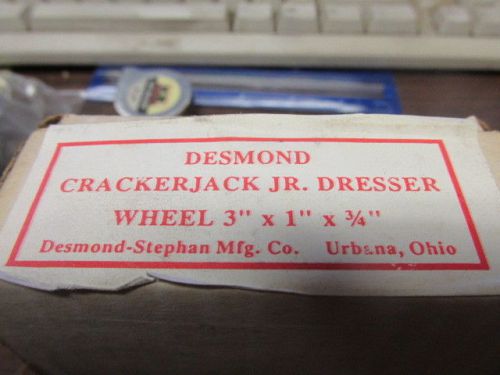 2 Desmond Crackerjack Jr Dresser Wheel 3 x 1 x 3/4