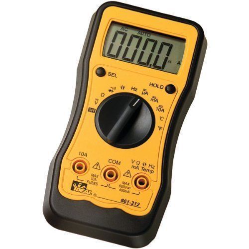Ideal 61-312 Multimeter With Leads &amp; Clamps!!
