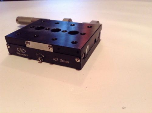 Newport 433 Single Axis Linear Stage, Sm-50 Micrometer
