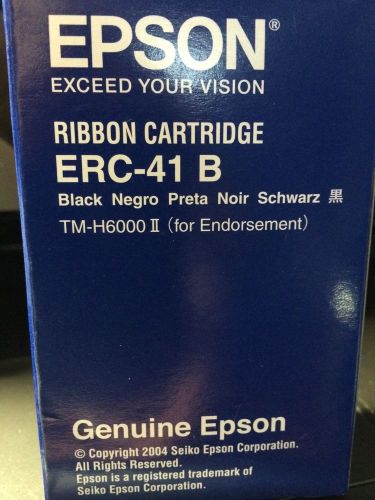 NEW EPSON ERC-41 B RIBBON CARTRIDGES TM-H6000 II