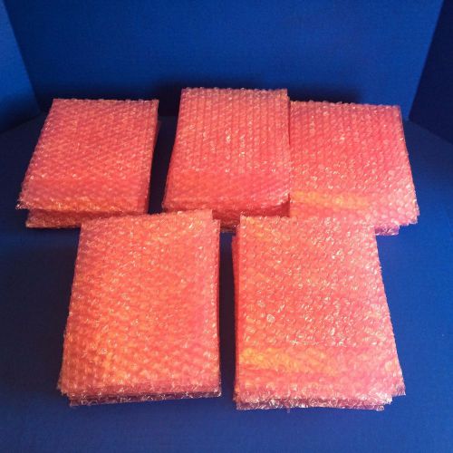 50ea Anti-static bubble bags (pink)6in X 6in