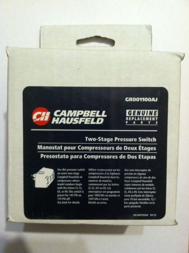 Campbell Hausfeld GR001100AJ Two-Stage Air Compressor Pressure Switch BRAND NEW