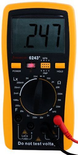 Sinometer 6243+ Professional Dedicated M 20-range Digital LCR Meter, For