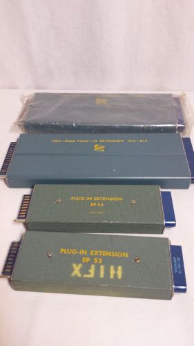 4 piece Lot of Tektronix Plug-In Extensions EP 54 53 and More