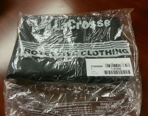 LaCrosse 4T295 Protective Clothing 40&#034; x 35&#034; Black Safety Apron. Qty 3. New!