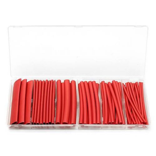 53pcs 10mm dual-wall 3:1 glue lined heat shrink tube tubing sleeving kit useful for sale
