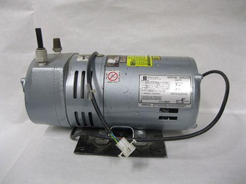 Gast 0523-101q-g314dx vacuum pump and emerson motor sa55jxgtb-4696 for sale