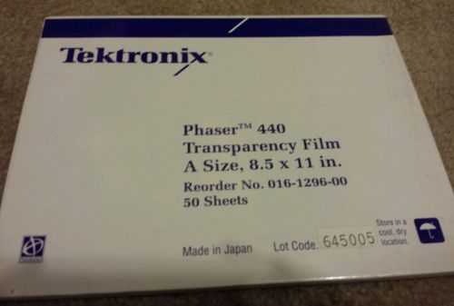 Tektronix transparency film 440 phaser 016-1296-00