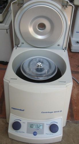 Eppendorf 5415D Micro centrifuge w/ rotor, rotor lid &amp;1 year warranty