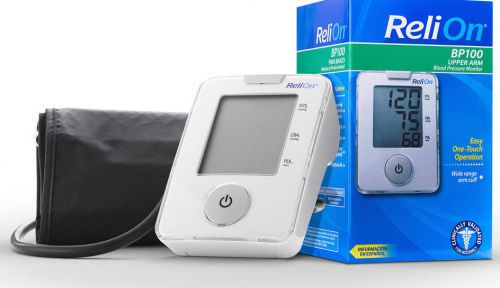 Relion BP100 Upper Arm Blood Pressure Monitor  ( Easy One-Touch Operation ) NIB
