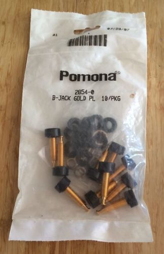 NEW IN PACK POMONA 2854-0 B-Jack Gold Plated 10/pkg-
							
							show original title