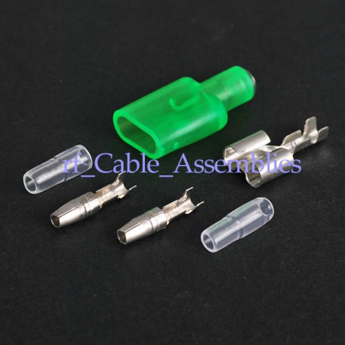 10sets Bullet Connectors 1 to 2 Cable Splitter Female+ Male with Insulated Cover
