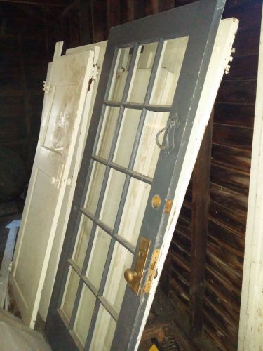 Antique Solid Wood Doors (2 exterior, 9 interior)