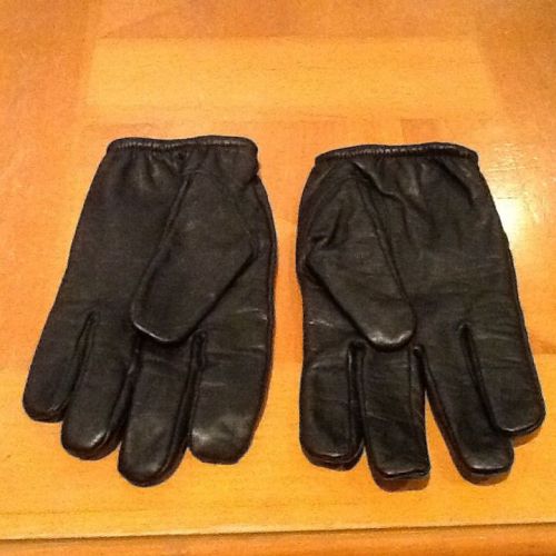 Hatch Leather police gloves - Black genuine leather Large  - search equipment.