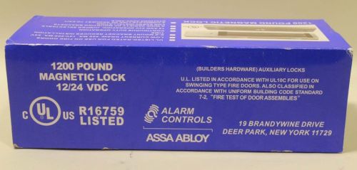 NEW IN BOX NIB ALARM CONTROLS ASSA ABLOY 1200LB MAGNETIC LOCK