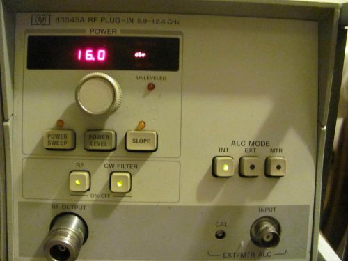 HP AGILENT 83545A FREQUENCY SOURCE GENERATOR 5.9-12.4GHZ