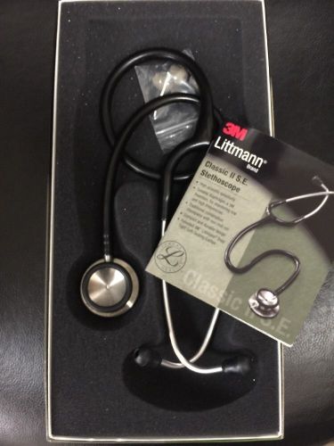 3M Littmann 2215 Classic II S.E. Stethoscope, 28&#034;, Black
