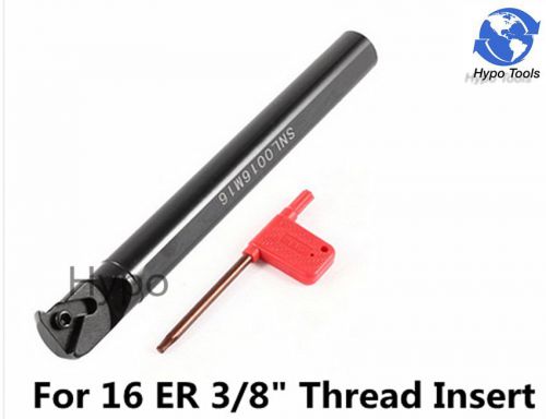 SNR0016Q16 16 x180mm LH  Inner Threading  Boring Bar Turning Tool For 16 ER 3/8&#034;