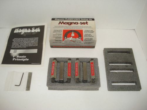 Magna-set Woodworking Magnetic Planer Knife Setting Jig