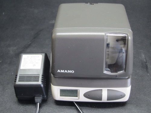 Amano pix-21 time recorder electronic time clock stamp pix-10 series *no key* for sale