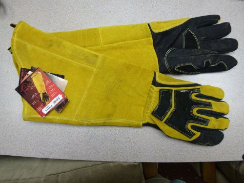 BSX Premium Protective Welding Gloves - XL- Long Cuff Stick Glove - BS99 - NWT