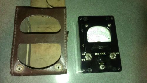 Bell System Ohms/Megohms Tester Meter with Leather Case KS-8455