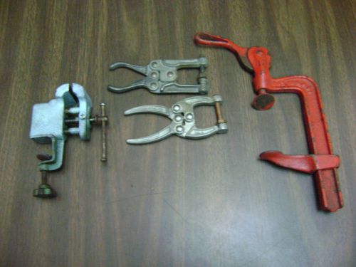 Lot of 4  CLAMPS VINTAGE ****LOOK****