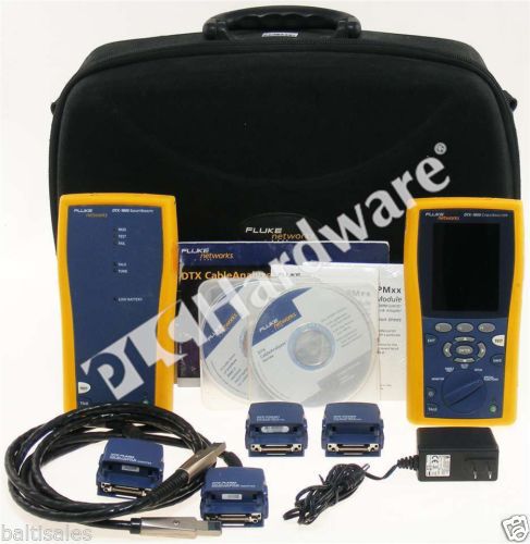 Fluke dtx-1800 cable analyzer dtx1800 dtx-1200 version 2.7400 calibration 2012 for sale
