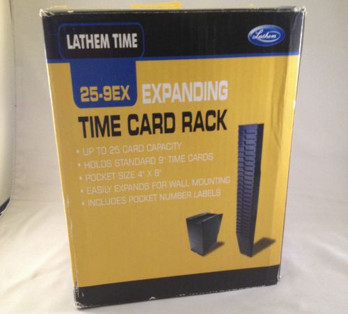 LATHEM 25-9EX EXPANDING TIME CARD RACK