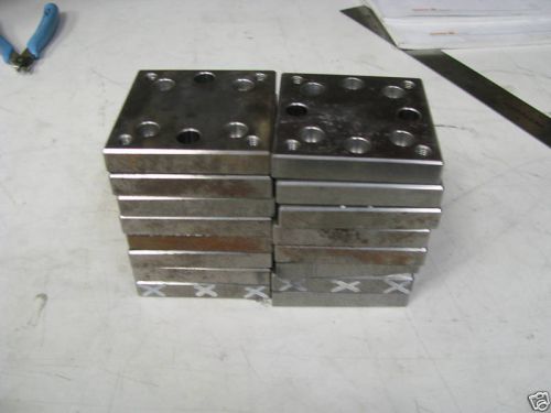 EDM pallets - 70mm x 70mm x 10 mm - 4 threaded holes
