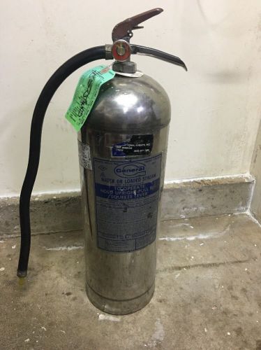General Water Or Loaded Stream Fire Extinguisher Refillable In Working Condition