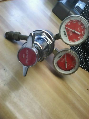 Vintage linde acetylene gauges trimline r-77 15-510 &amp; l-tec gauges steampunk ! for sale