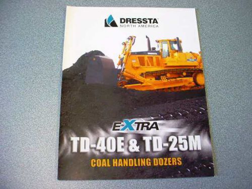 Dressta TD-40E &amp; TD-25M Crawler Dozer Brochure