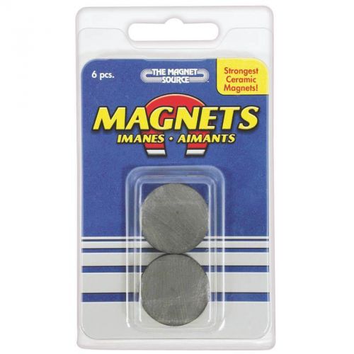 1&#034; x 5/32&#034; Ceramic Disc Magnet Master Magnetics Specialty Mechanics Tools 07004