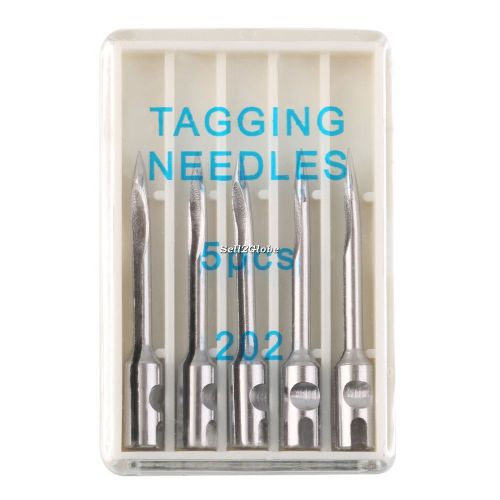 5 x Clothes Regular Standard Price Lable Tag Tagging Gun Tagger Steel Needles G8