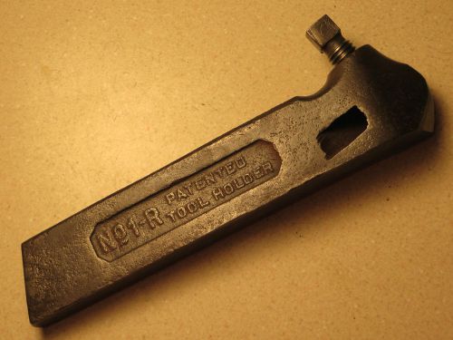 Vintage Armstrong metal lathe turning tool holder NO. 1-R