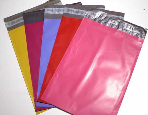30 mixed color 7.5x10.5&#039;&#039; poly mailers shipping supplies (6pcs/color) for sale