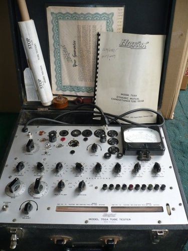 Vintage 1960&#039;s HICKOK Model 752A TUBE TESTER - Dynamic Mutual Conductance