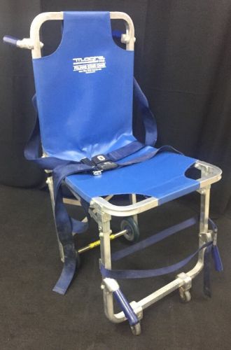 MOORE Medical 59344 Folding Stair Chair EMT Emergency Transport w/Patient Straps